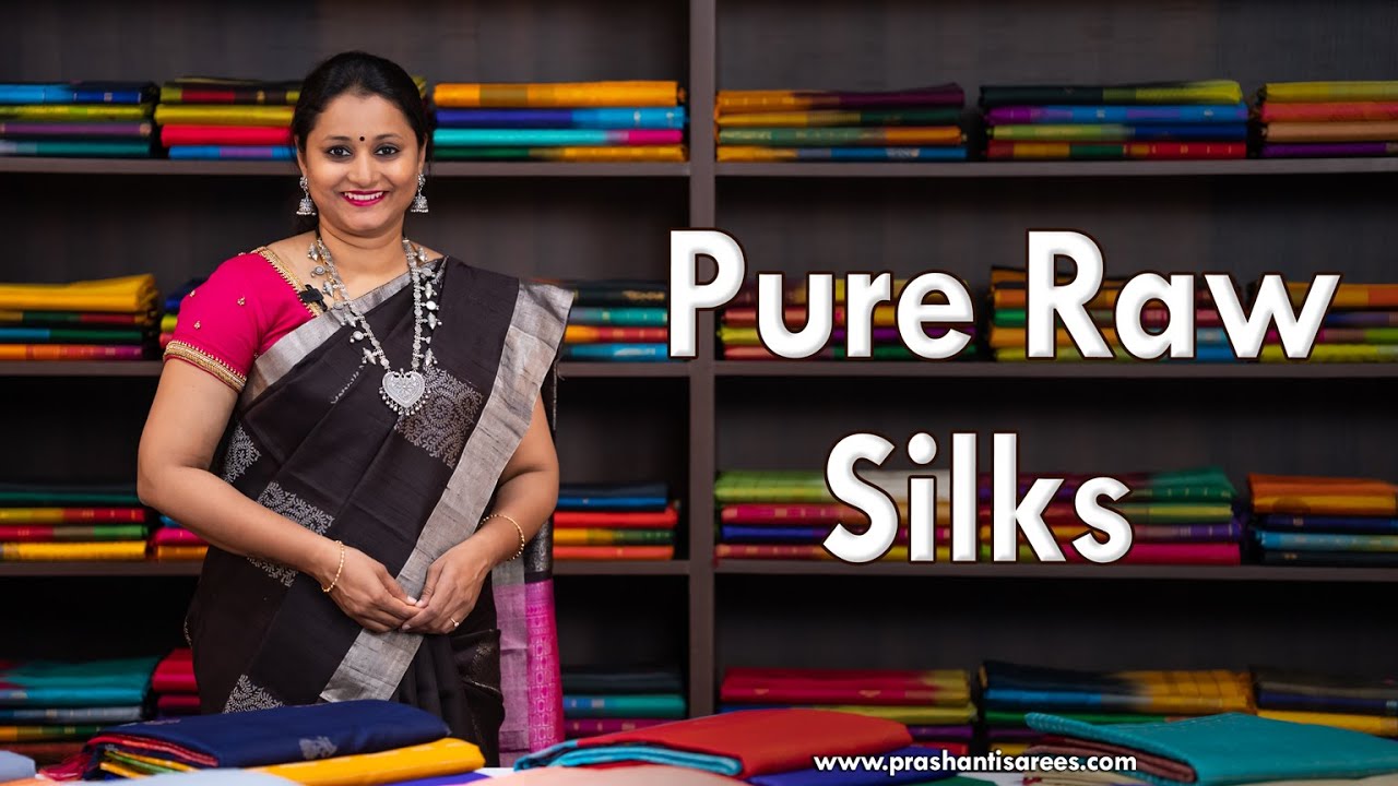 Pure Raw Silk Sarees | Prashanti | 15 May 2023