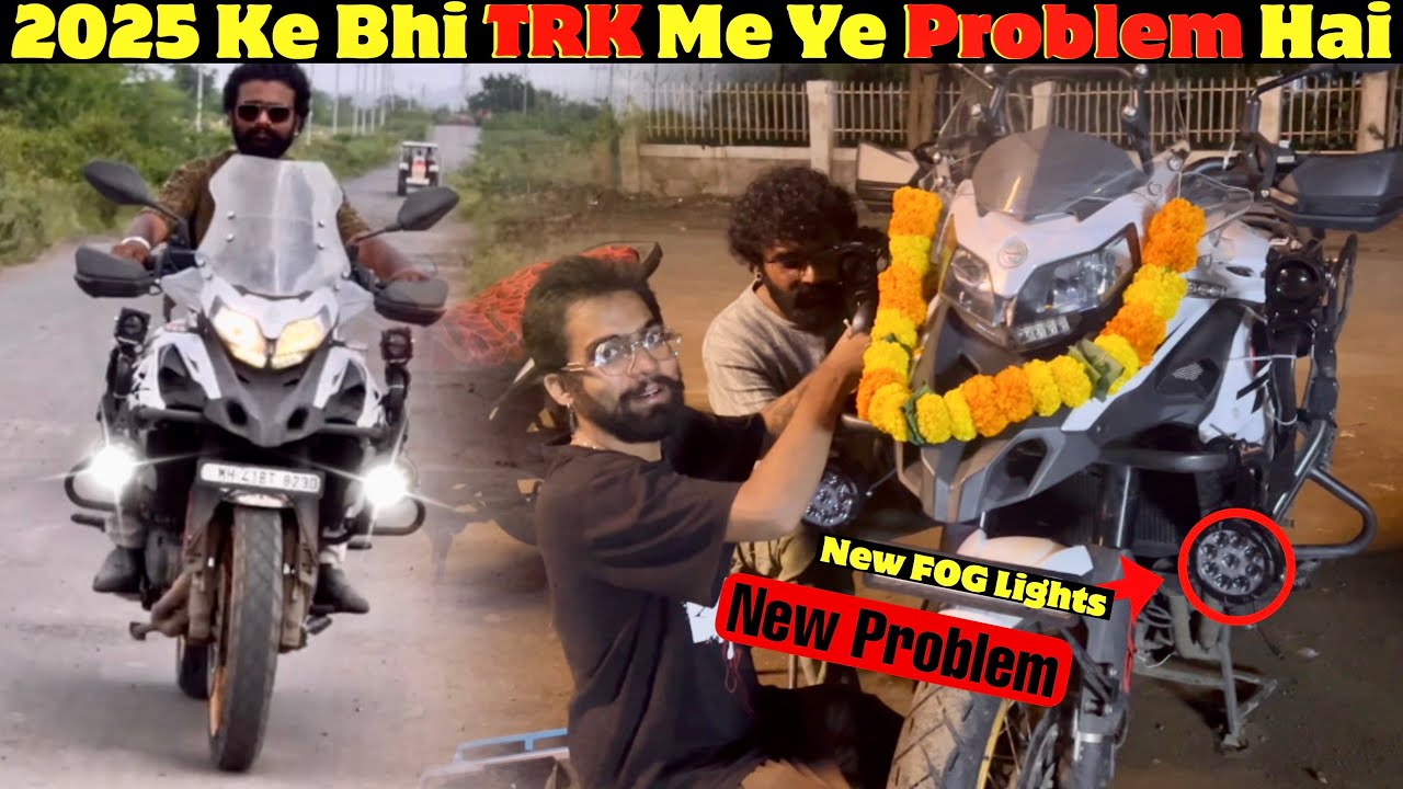 New 2025 Benelli TRK 502x Fog Light Installation | Par Ye Problem Aayegi Ye nhi Socha Tha 