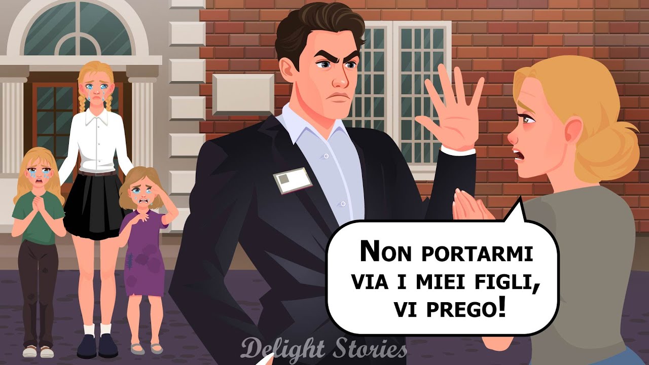 Non portarmi via i miei figli, vi prego!