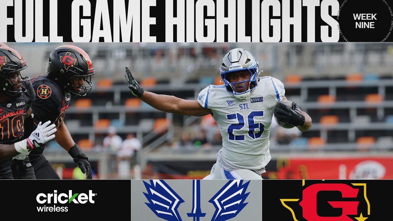 St. Louis Battlehawks против Houston Gamblers: лучшие моменты | United Football League