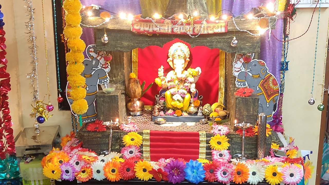 2021  Last years ganpati decoration of our house 🏠  Effects of Corona on your Family and country...
