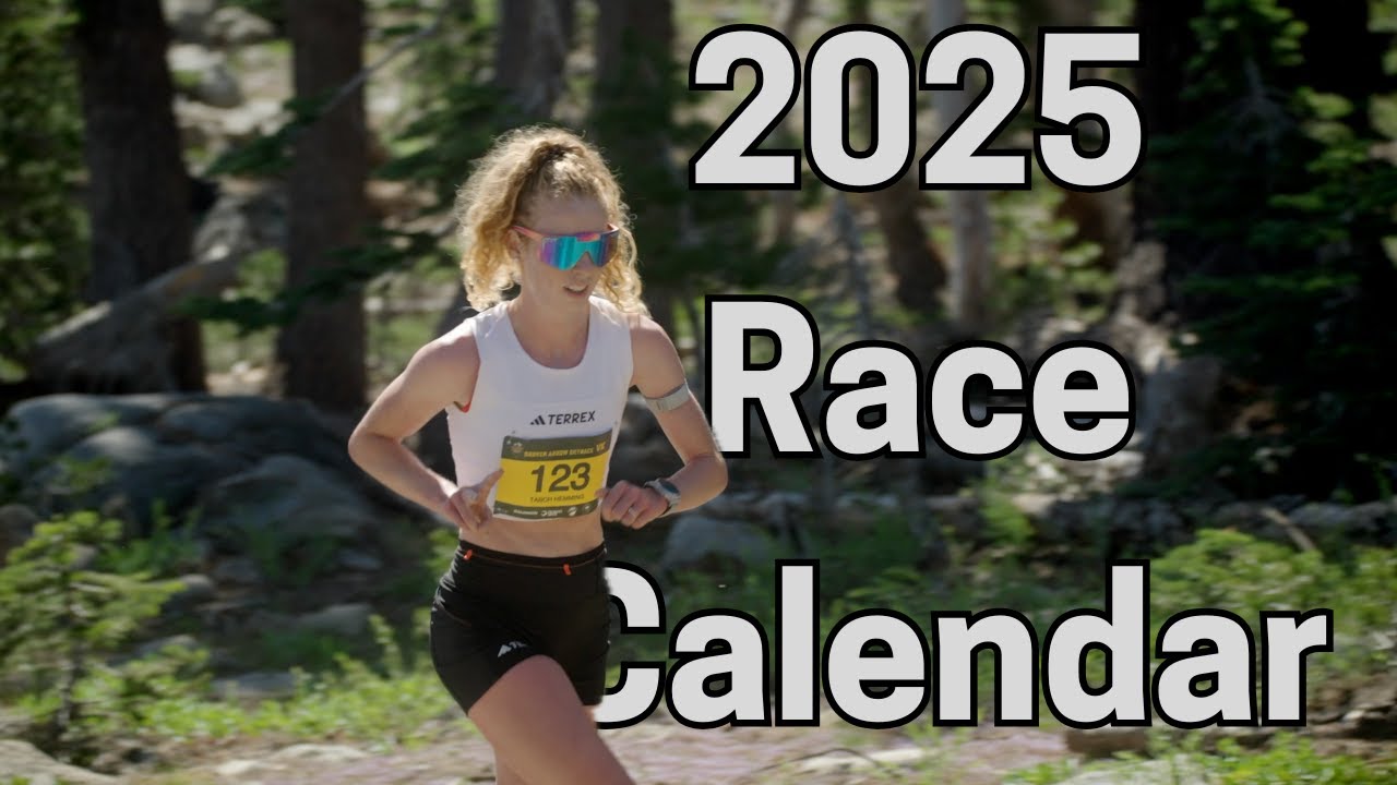 2025 Race schedule + hill workout