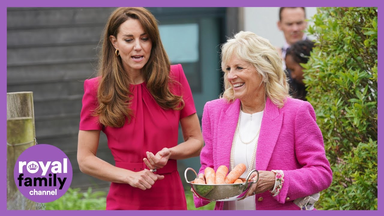 Kate Middleton and Jill Biden Visit School During G7 Summit in Cornwall