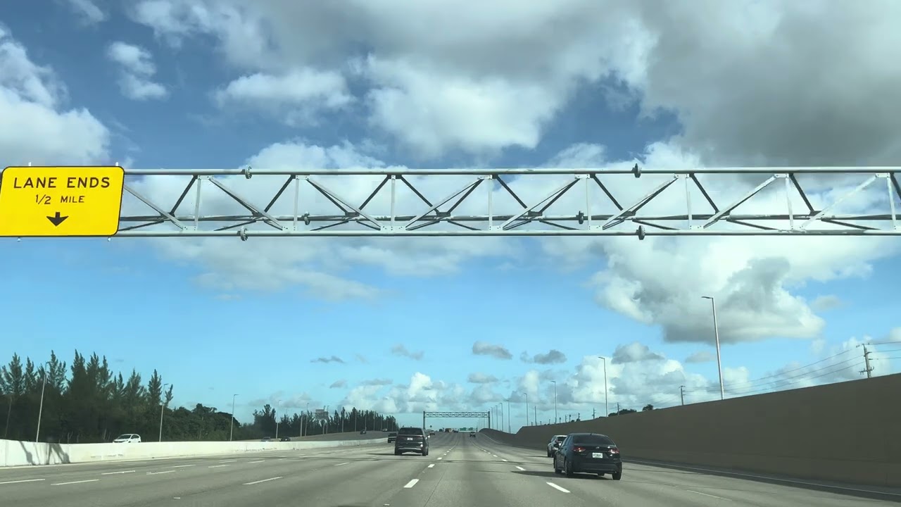 Driving from Kendall, FL on N Kendall Dr to Florida Turnpike,826, nw 12 ave in Miami Gardens, FL