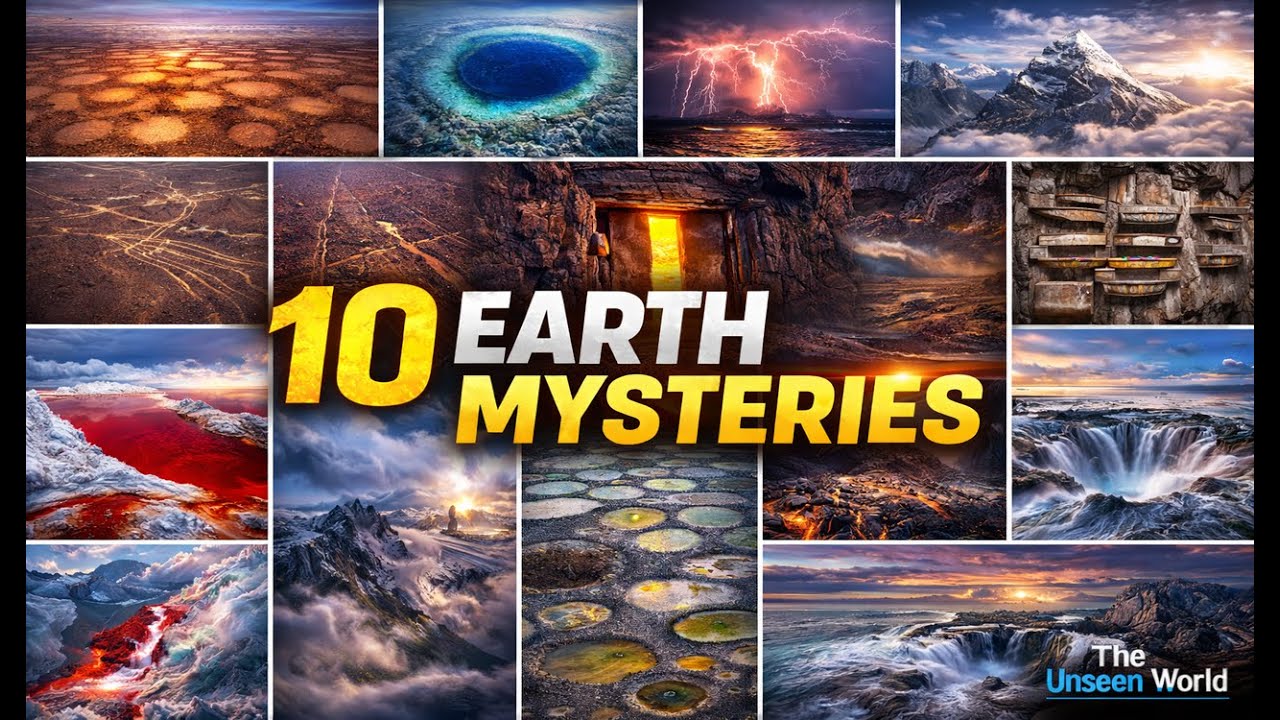 10 Unseen Mysteries of Earth That Will Leave You Speechless | The Unseen World