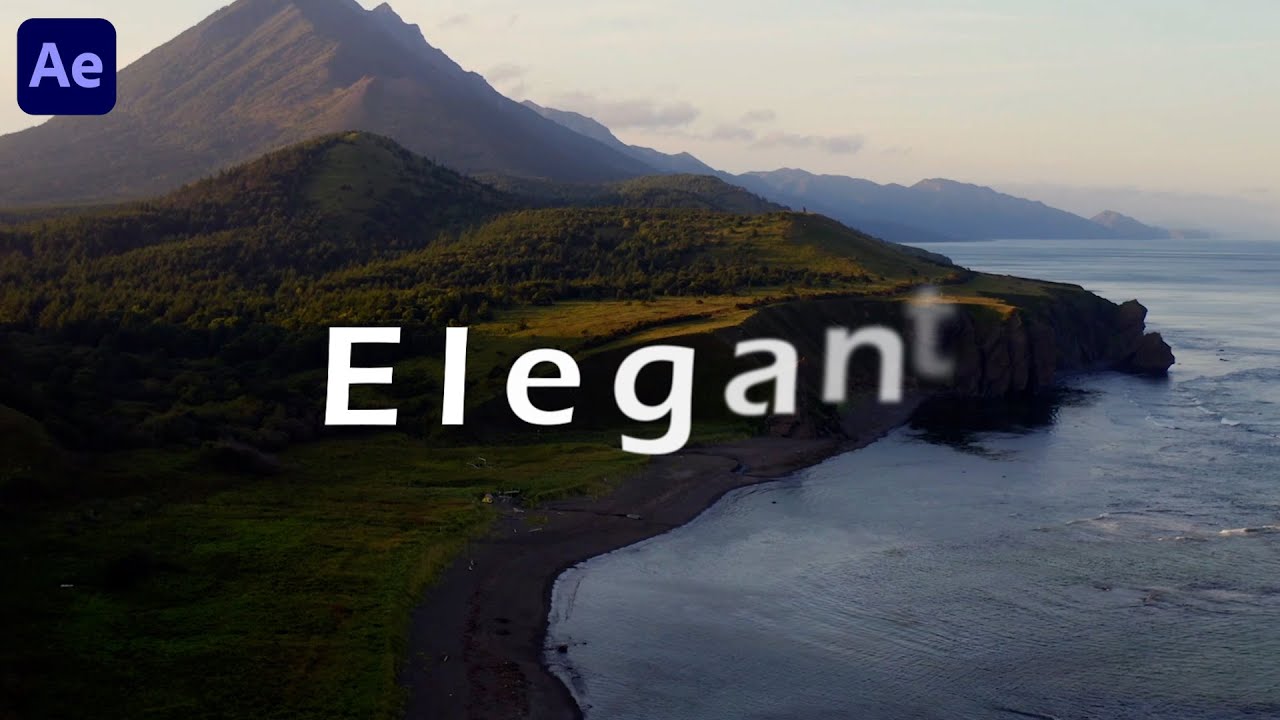 Elegant Title Animation | After Effects Tutorial