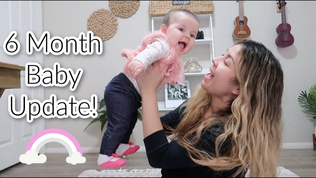 6 MONTH BABY UPDATE | SLEEP, EATING SOLIDS, CRAWLING