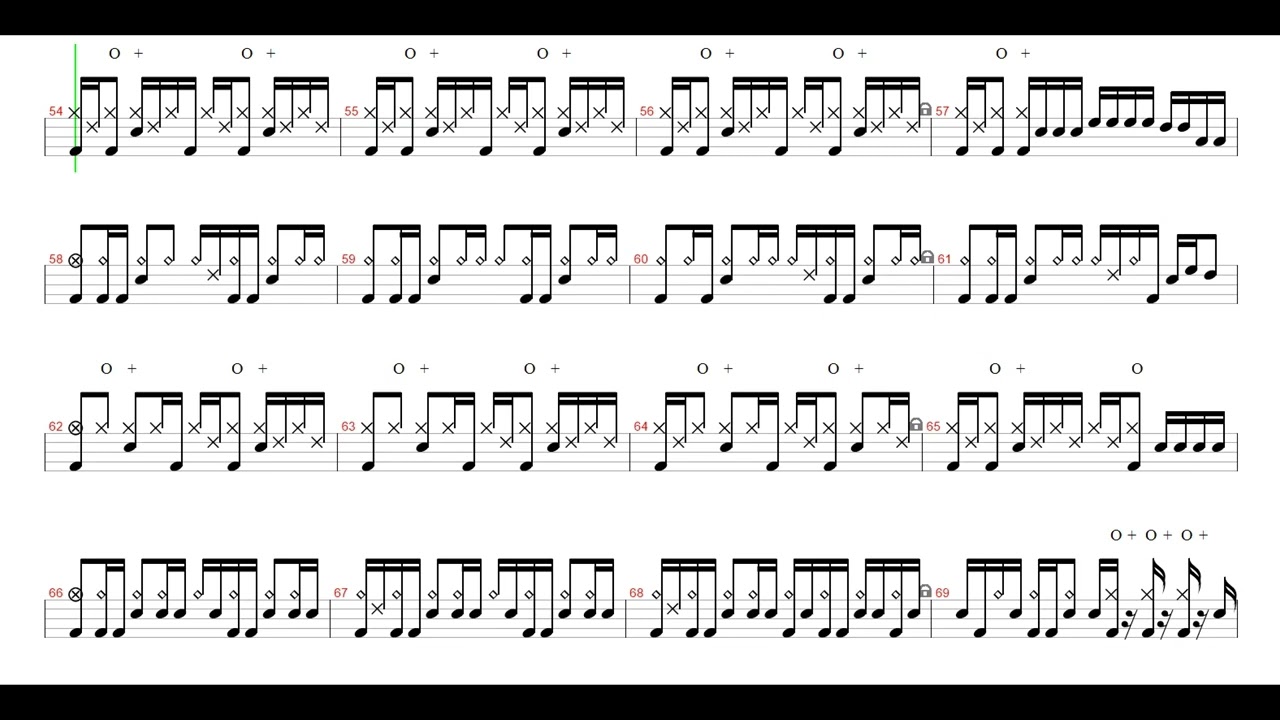 Aretha Franklin-Rock Steady | Drum Score, Drum Sheet Music