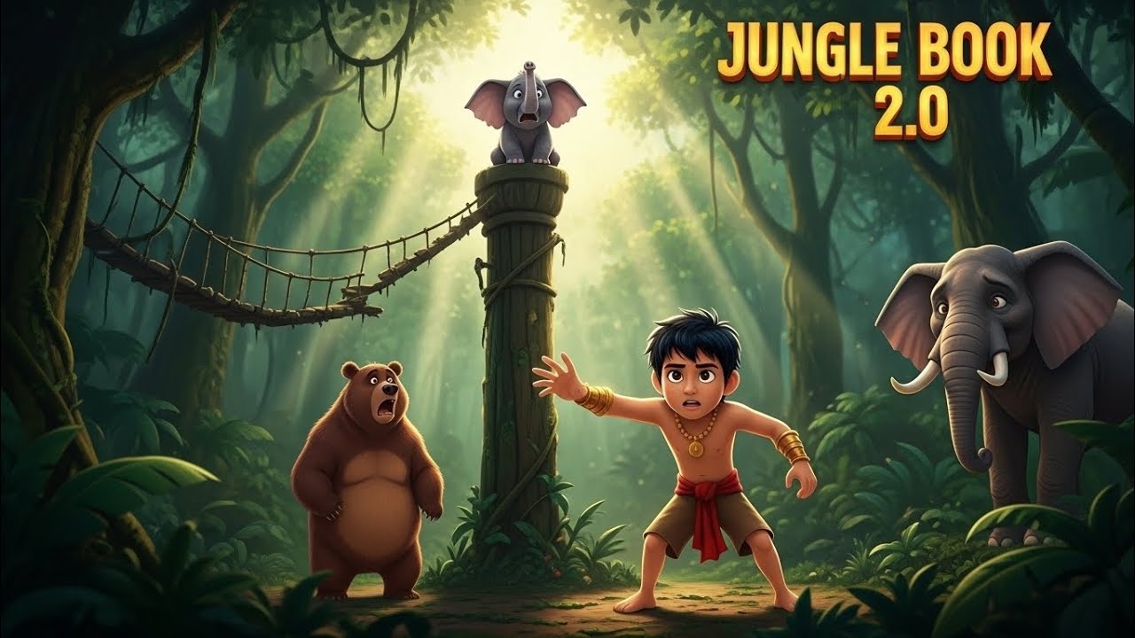 क्या मोगली बचा पाएगा अप्पू को? | Jungle Book 2.0 🐘🔥#youtube #junglebook #mowgli 