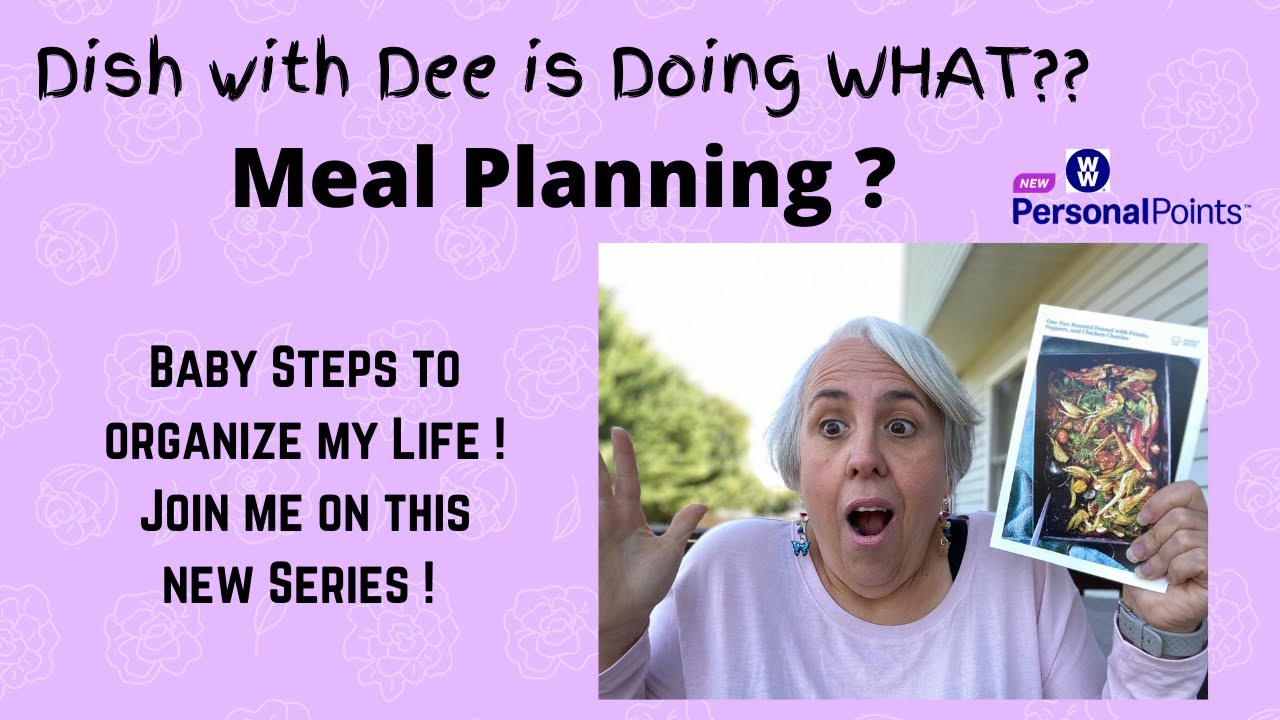 Weight Watchers Meal Planning for Beginners | A Step by Step Approach | Getting Organize#mealplan#ww