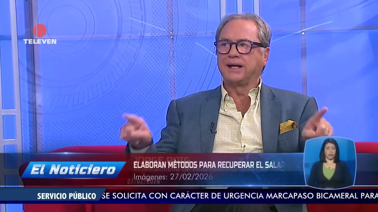 Empresarios se reúnen con el Gobierno para recuperar el salario - El Noticiero emisión meridiana