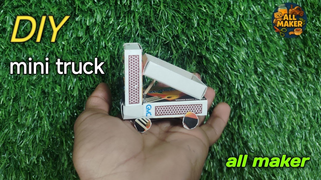 DIY Mini Truck 🚚 | Matchbox Mini Truck Making | Cardboard Truck | # All Maker # truck 