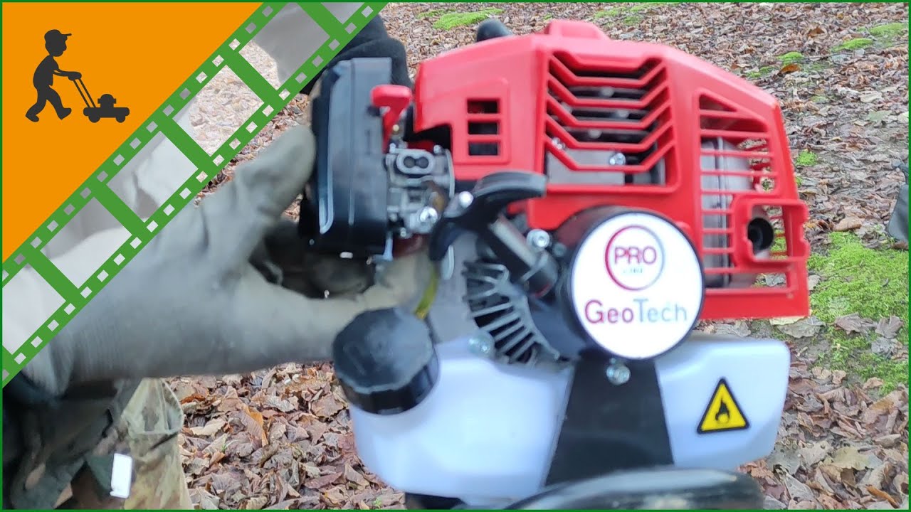 GeoTech Pro PP 270 EVO pruner with 2-stroke engine on telescopic pole - Customer's video