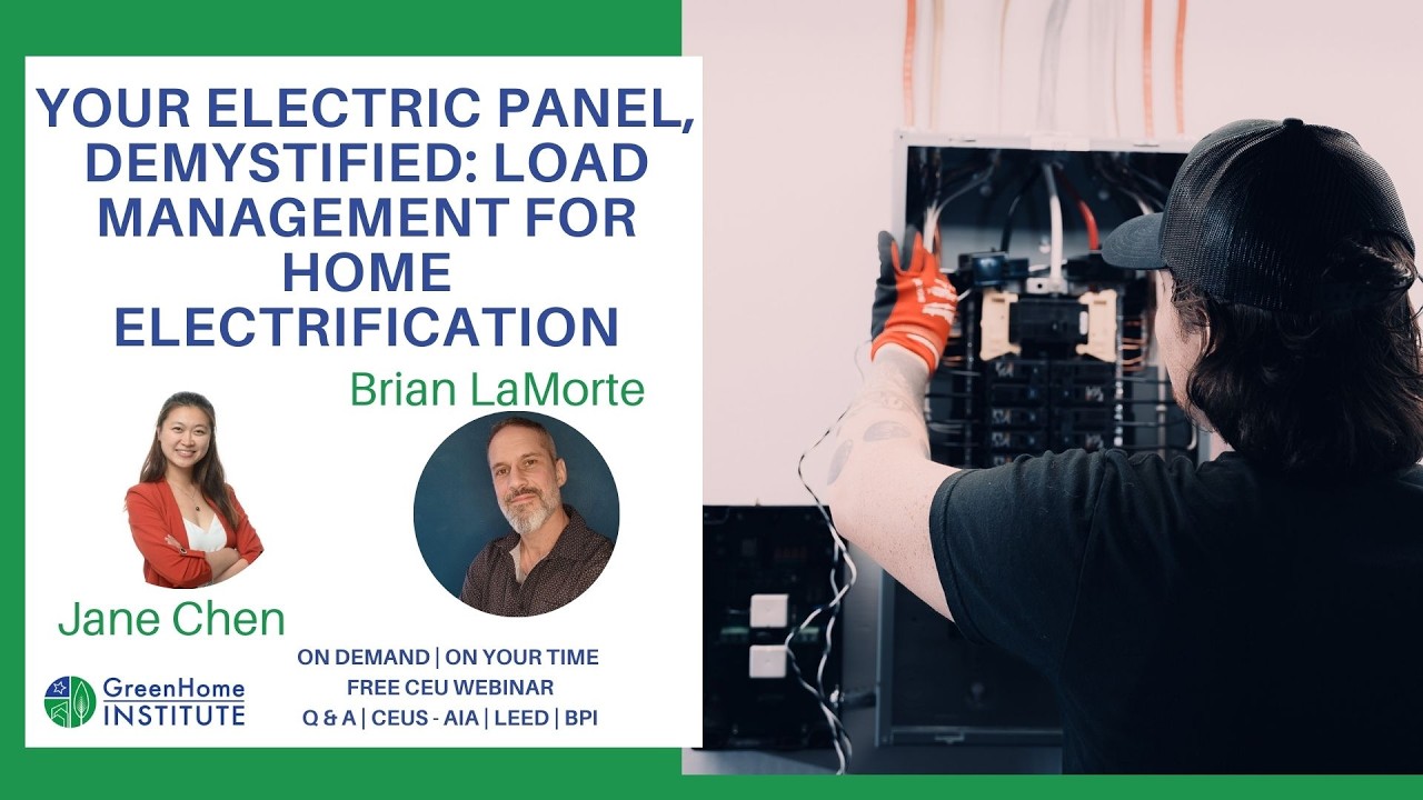 Your Electric Panel, Demystified: Load Management for Home Electrification