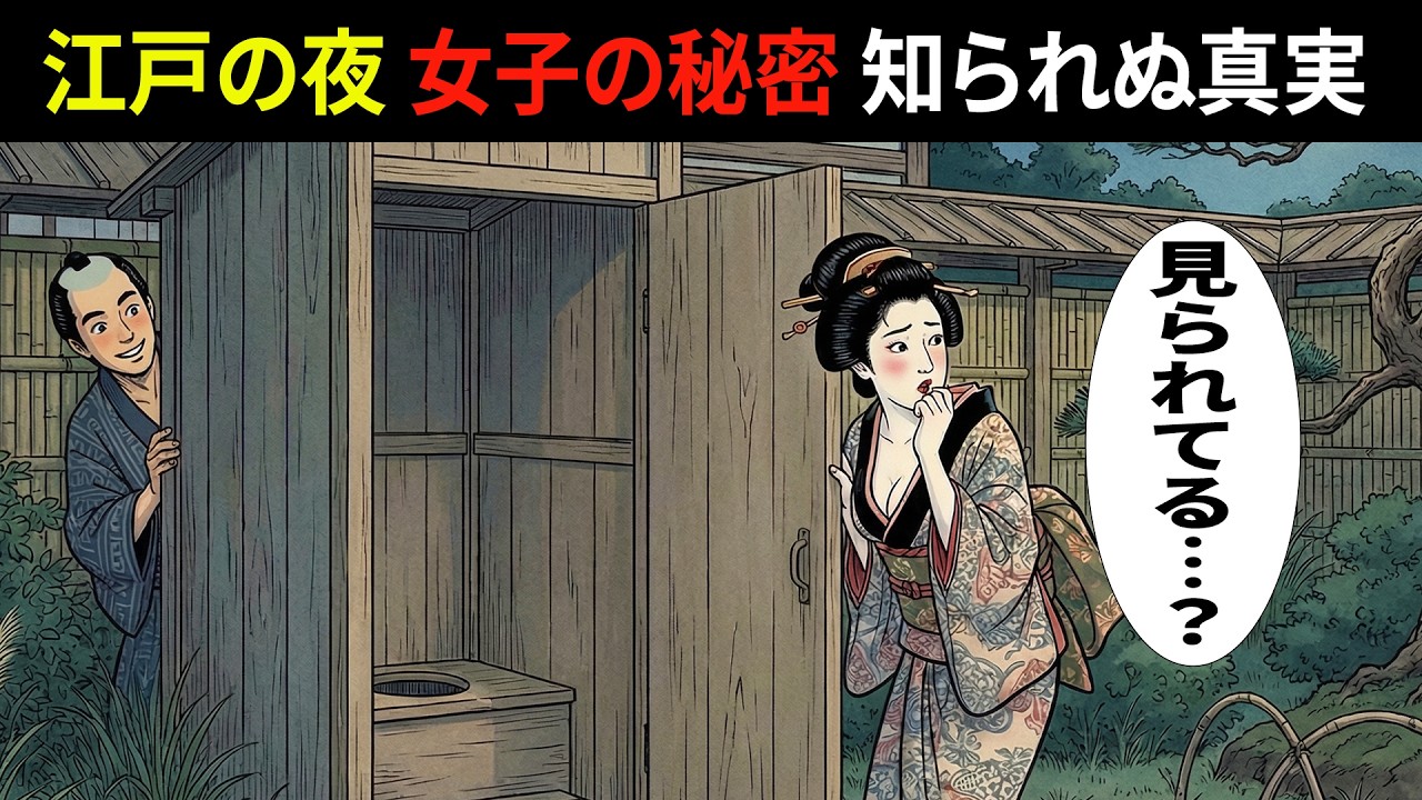【衝撃の江戸暮らし】夜のトイレは命がけ？名もなき女性たちが隠し通した過酷な日常