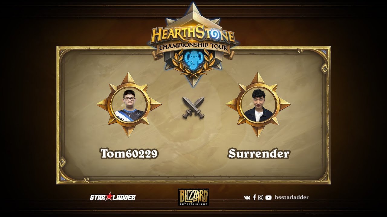 Tom vs Surrender, 1/2, Hearthstone World Championship 2017