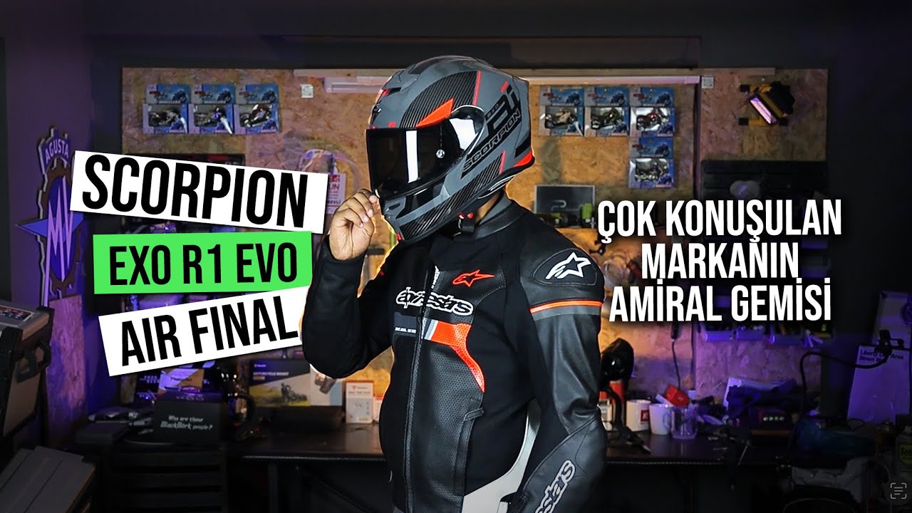 Scorpion Exo R1 Evo Air Final Kask / İyi bir motosiklet kaskından ne beklersiniz?
