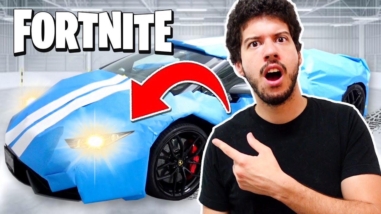 FORTNITE CARS in REAL LIFE! (Lamborghini Prank)