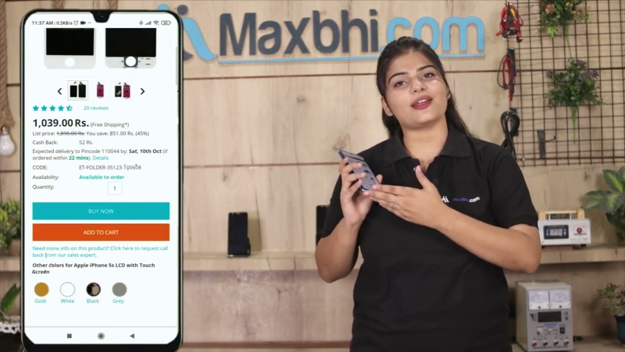 Buy Xiaomi Redmi Note 5 Pro Fingerprint Sensor Flex , Free Delivery High Quality Best Price Maxbhi