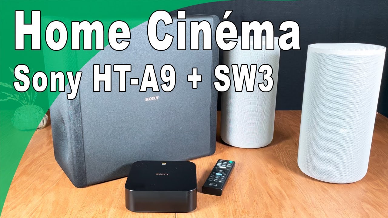 SONY HT-A9 + Subwoofer SW3 Home Cinema 360 SPATIAL Dolby Atmos / DTS-X