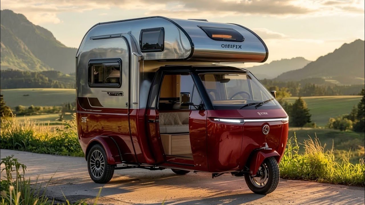 2027 Electric Tricycle Camper 😱 The Ultimate Eco-Friendly RV Alternative!