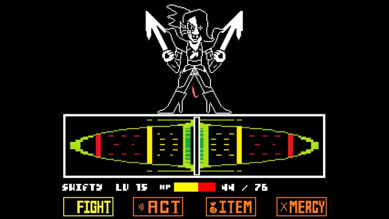 Unitale Storyshift Undyne ULTRA戦(undertale fangame)