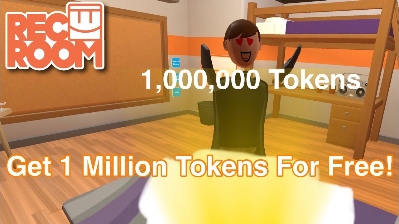 Как получить 1 миллион токенов в Recroom бесплатно! Работаем в 2021 году!