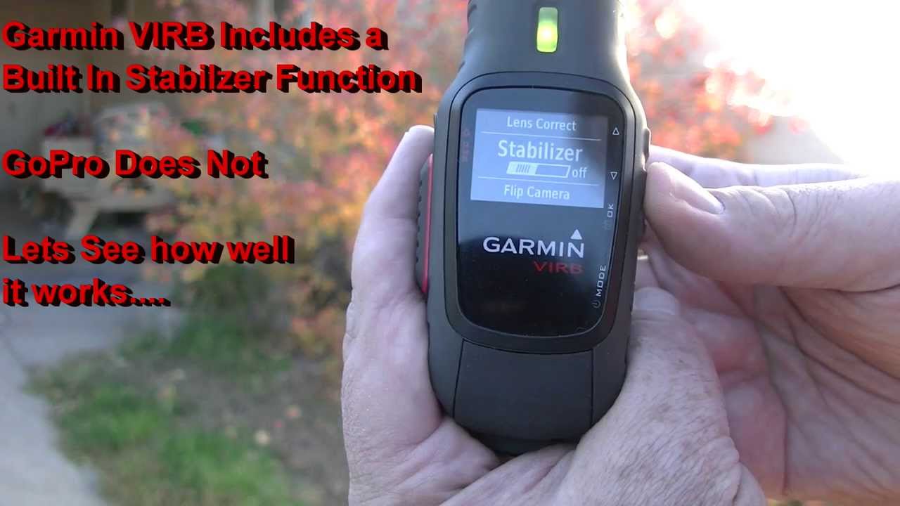 Garmin VIRB vs GoPro Hero3+ : Test 2 Stabilizer