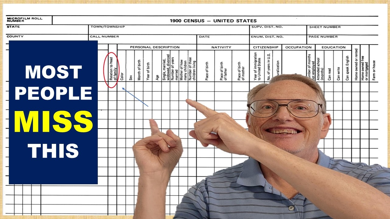 Understanding Census Records:  The Detail Most People Miss