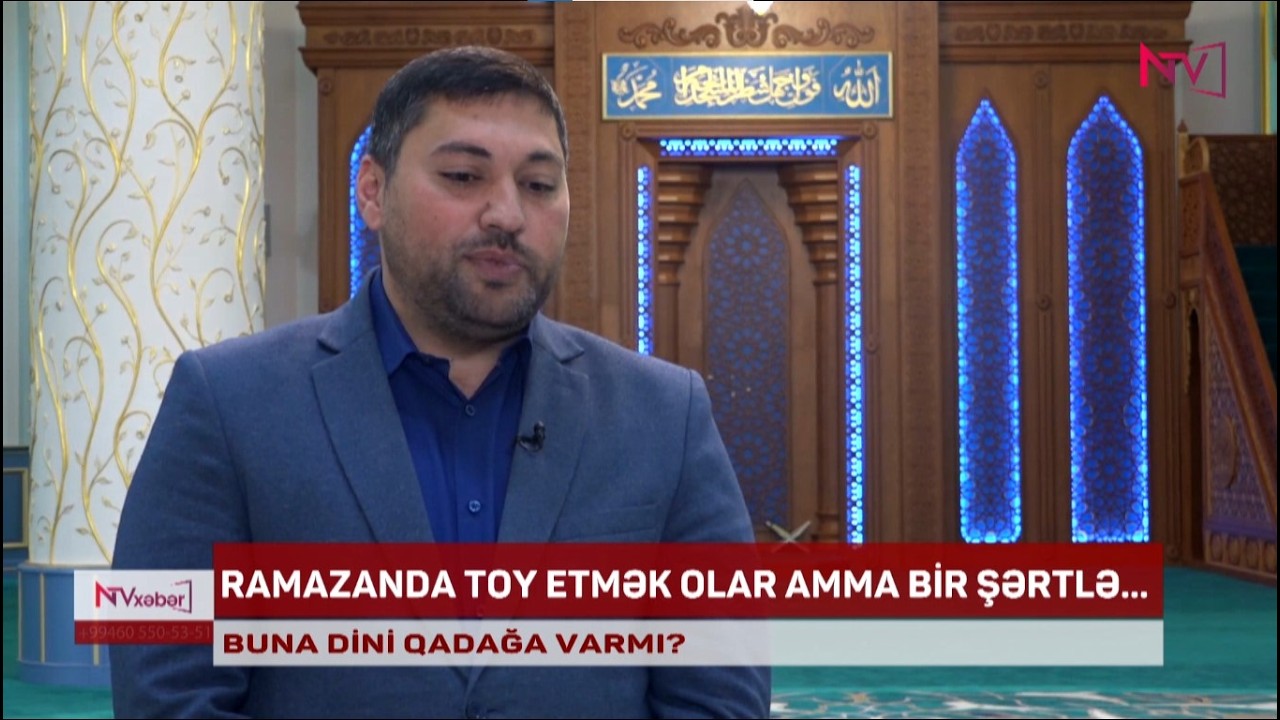 RAMAZANDA TOY ETMƏK OLAR AMMA BİR ŞƏRTLƏ...