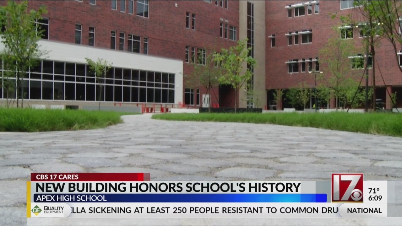New Apex High School building honors school's history