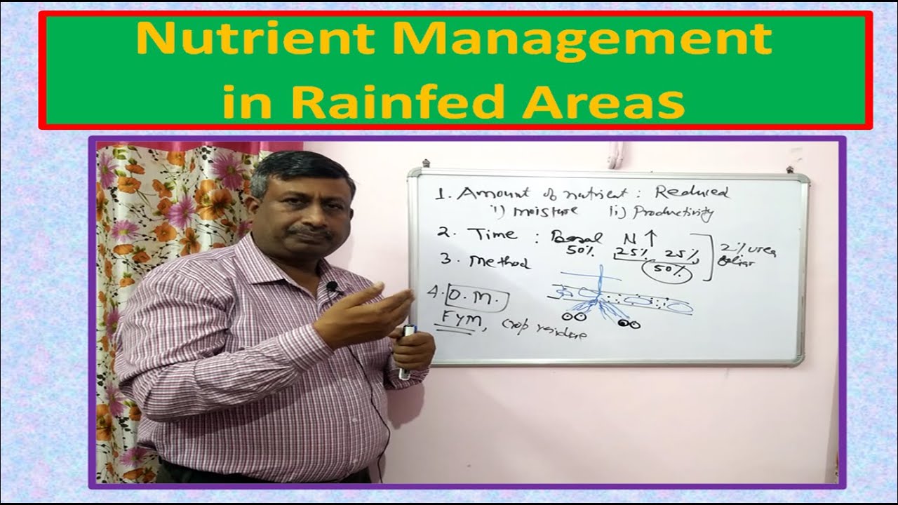 Nutrient Management in Rainfed Areas