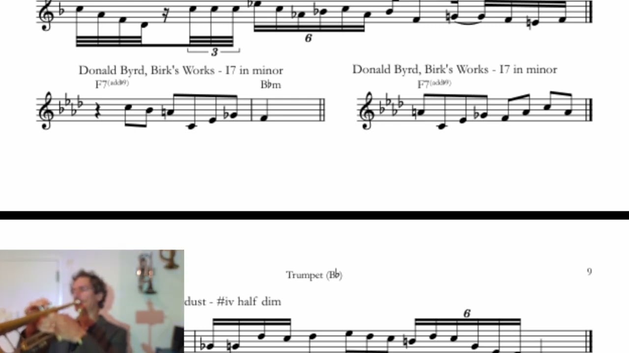 I7 in minor short and sweet with Donald Byrd, EX. 11 & 12