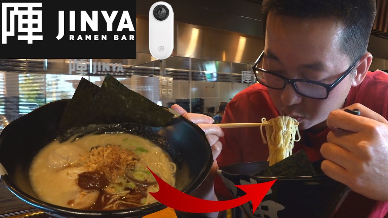 Delicious Tonkotsu Ramen 🍜 @Jinya Ramen Bar | Katy, TX | Introducing the Insta360 GO