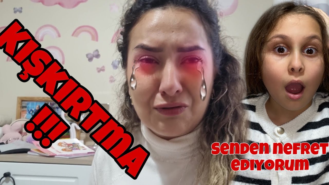 BAŞAĞA GİZLİ KIŞKIRTMA (SENDEN NEFRET EDİYORUM ) HIÇKIRARAK AĞLADI !!!
