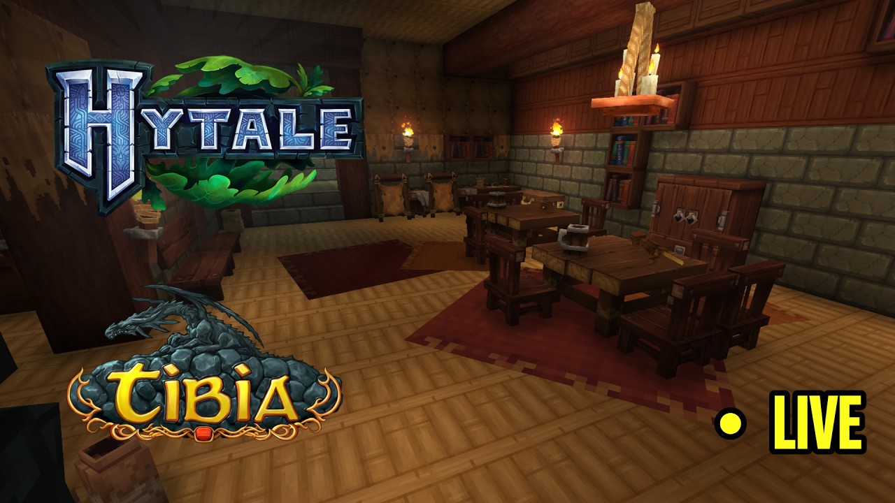 Hytale Criativo - Projeto Hytibia - Recriando Tibia no Hytale! Ep.33 - Rookgaard