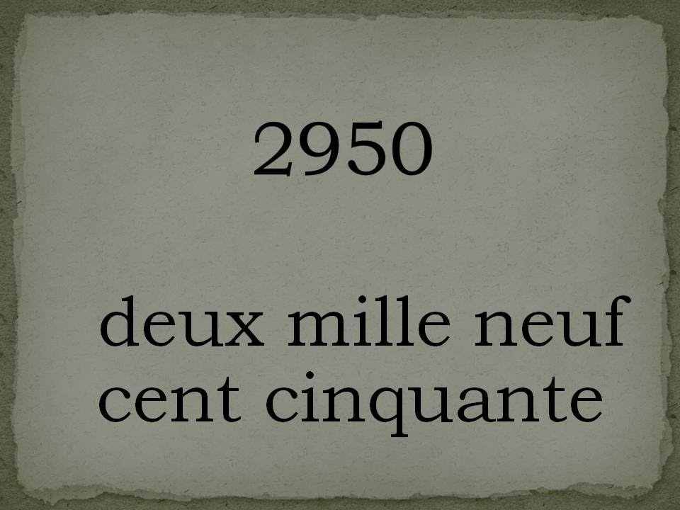 French numbers 2000-2999