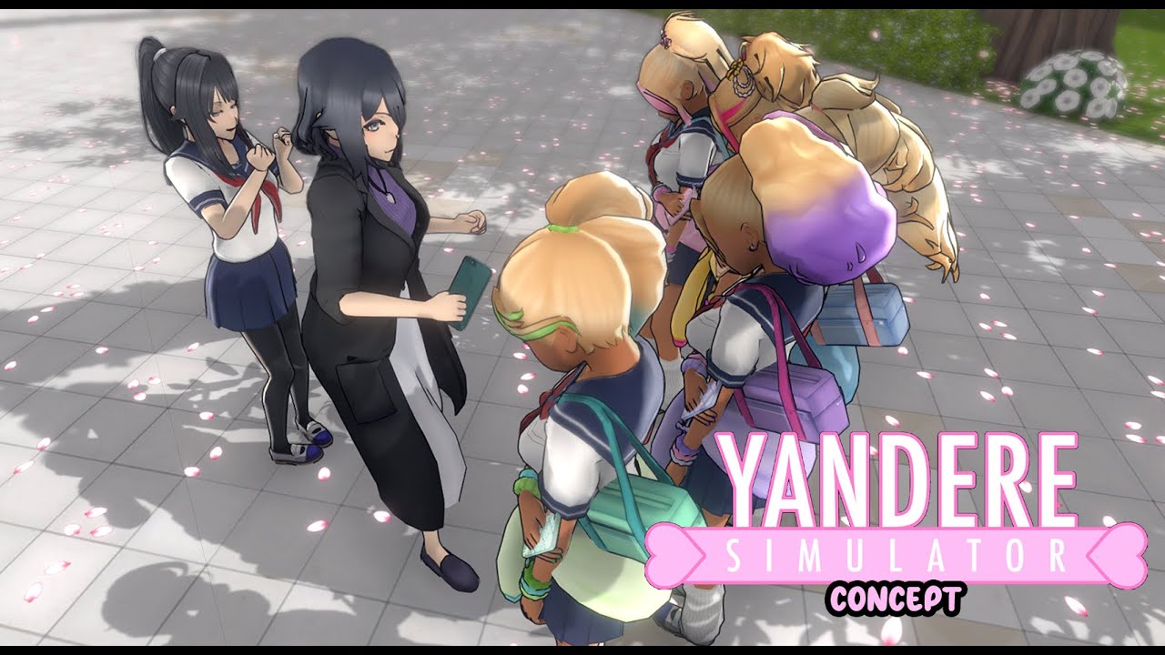 Ryoba Protect Ayano from Musume's Gang | YandereSimulatorConcept
