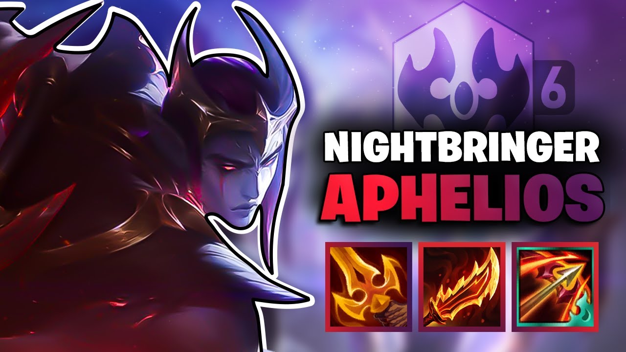 6 NIGHTBRINGER APHELIOS IS INSANE!! | Teamfight Tactics Set 5