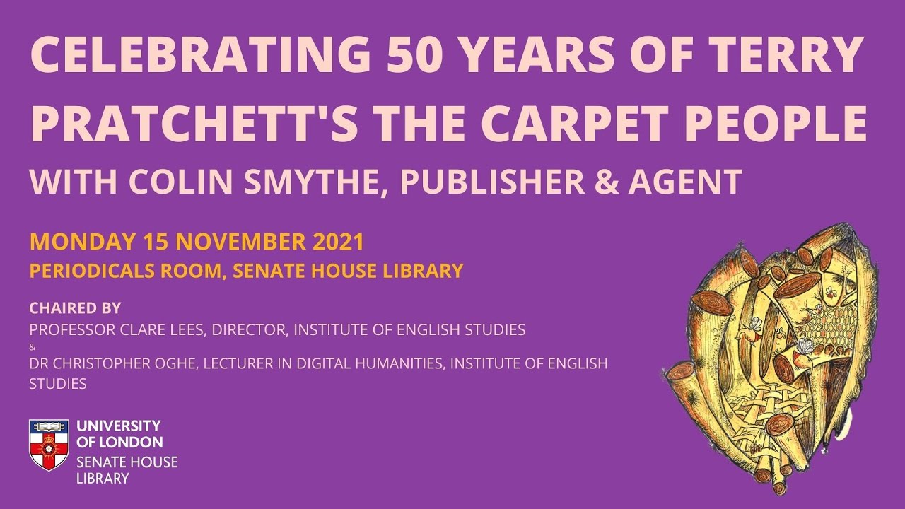 Celebrating 50 years of Terry Pratchett's The Carpet People with Colin Smythe
