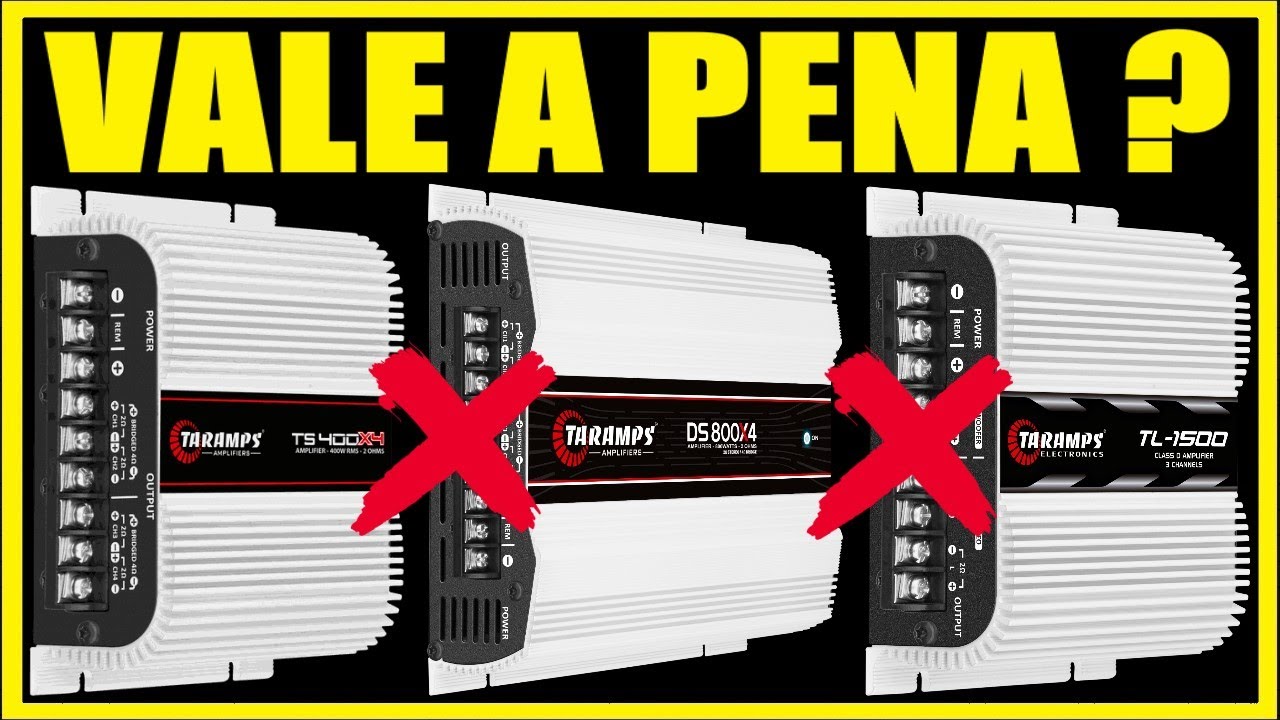 TARAMPS TS400X4 - TL1500 - DS800X4 #ALANROD