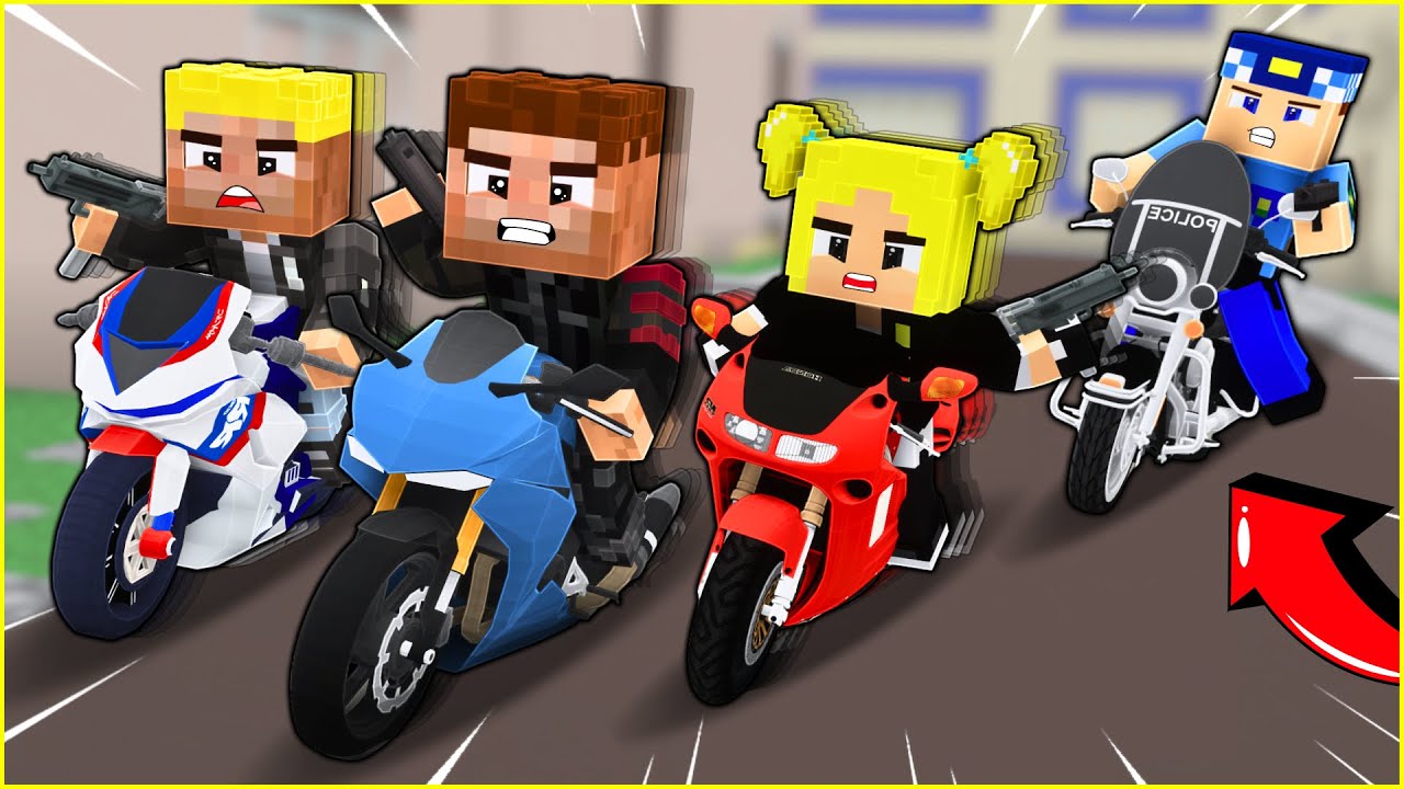 ALİ VE EFEKAN VS MOTOR ÇETESİ! 😱 -Minecraft