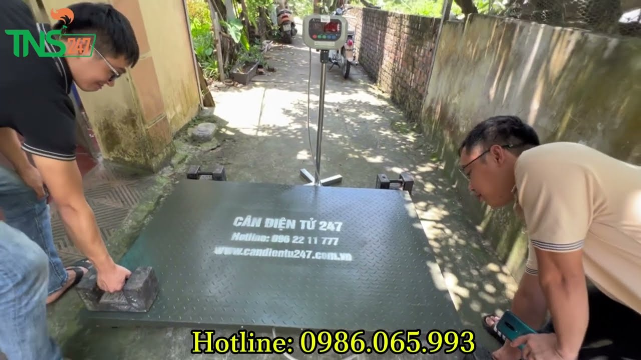 Hướng dẫn sử dụng cân sàn điện tử 500kg 1 tấn 2 tấn 3 tấn 5 tấn chốt số động vật HP 501