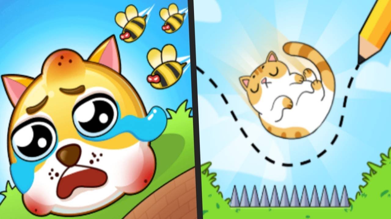 SAVE THE DOGE vs CAT RESCUE: DRAW TO SAVE - All Levels Satisfying Double Gameplay (Android/ios)