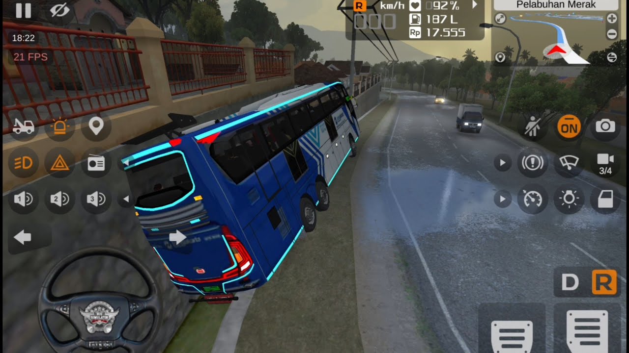 Bus TRANSJAKARTA Terperosok di GOT | Bus simulator