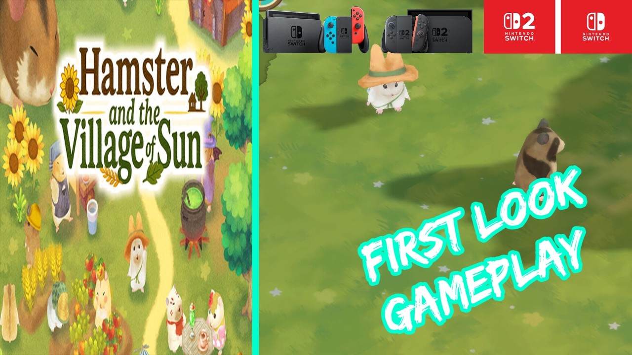 Hamster and the Village of the Sun – Nintendo Switch / Switch 2 Gameplay
