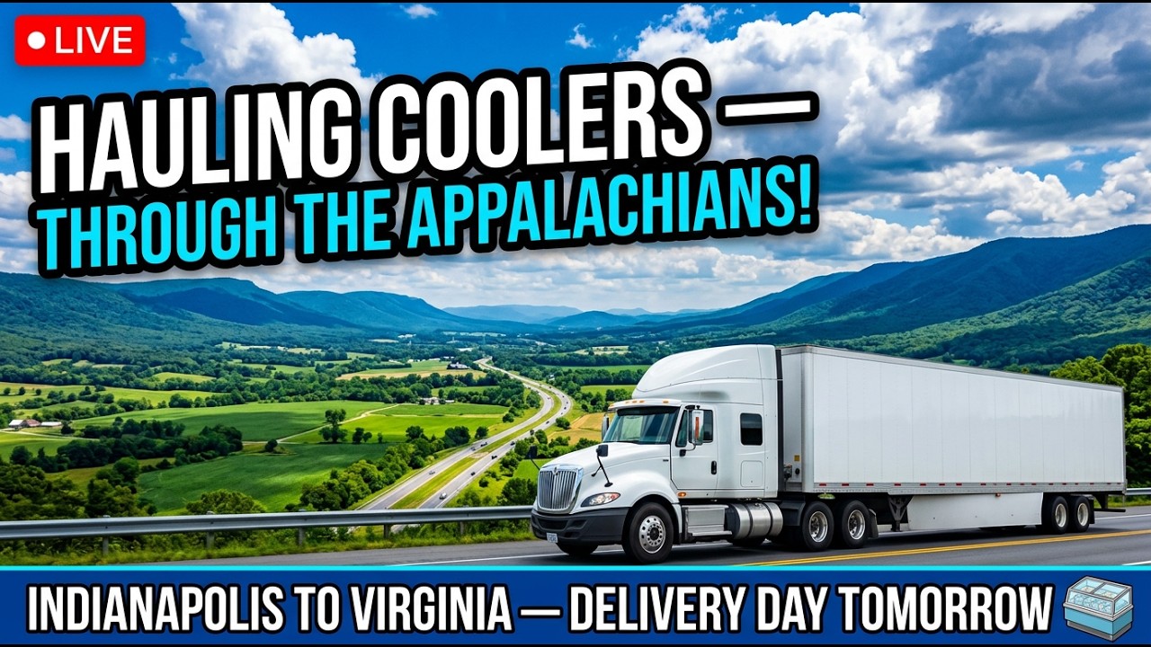 Hauling HillPhoenix Coolers From Indianapolis to the Virginia Mountains