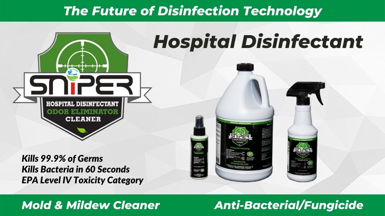 SNiPER Hospital Grade Disinfectant | Electrostatic Ready | For Home & Business