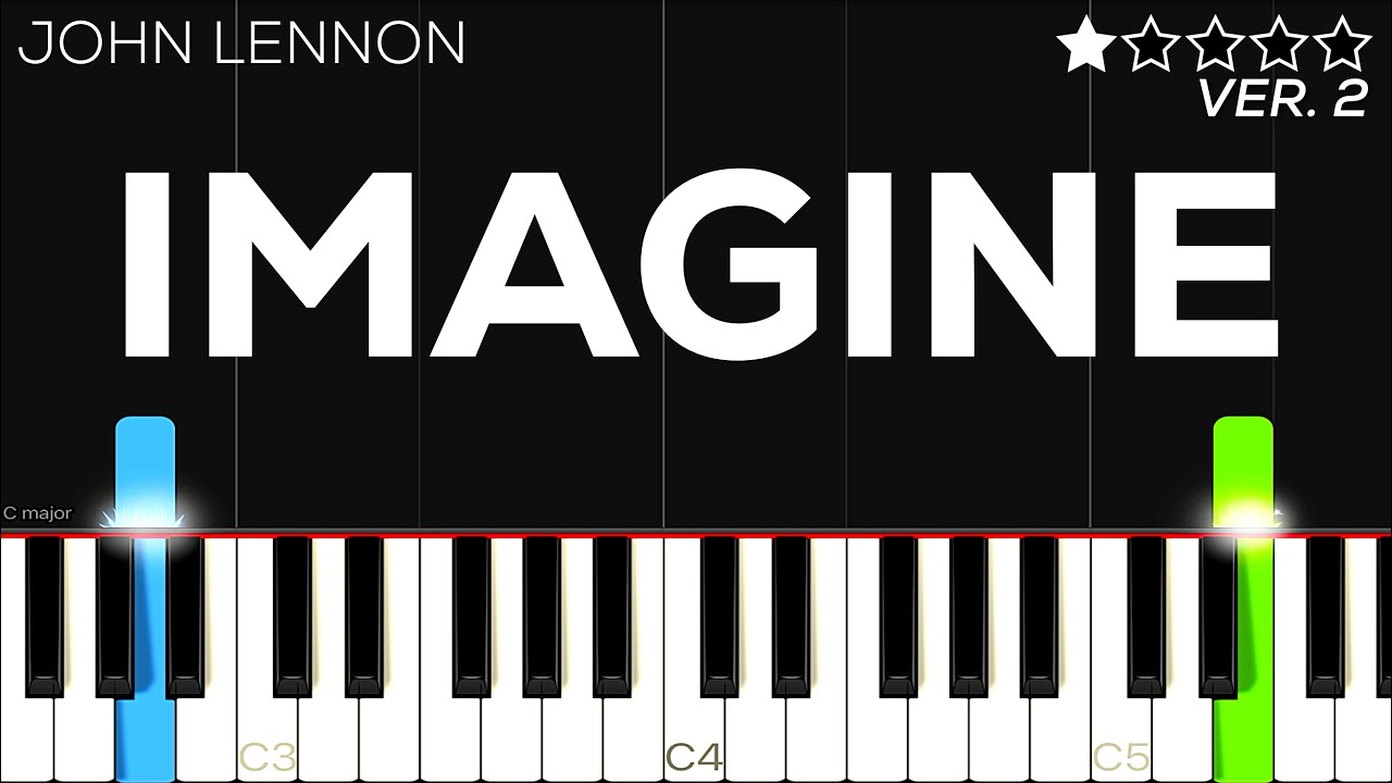John Lennon - Imagine | EASY Piano Tutorial