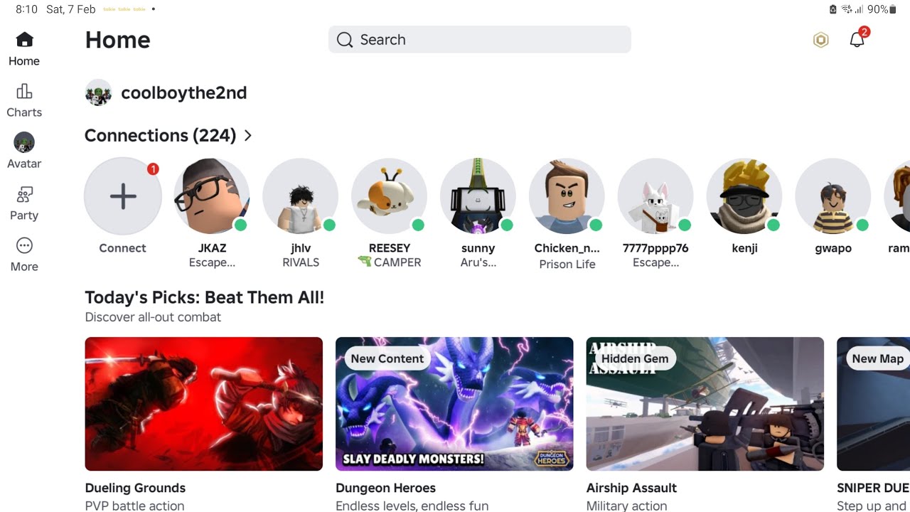 Playing roblox 